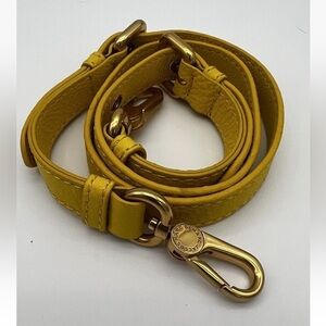 Marc By Marc Jacobs leather purse Strap Yellow Gold Tone hardware Snap Hook